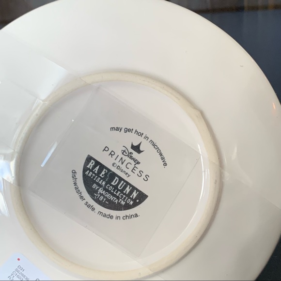 Rae Dunn PRINCESS Cinderella Glass Slipper Disney Collection Mug & Saucer Set - Picture 8 of 8